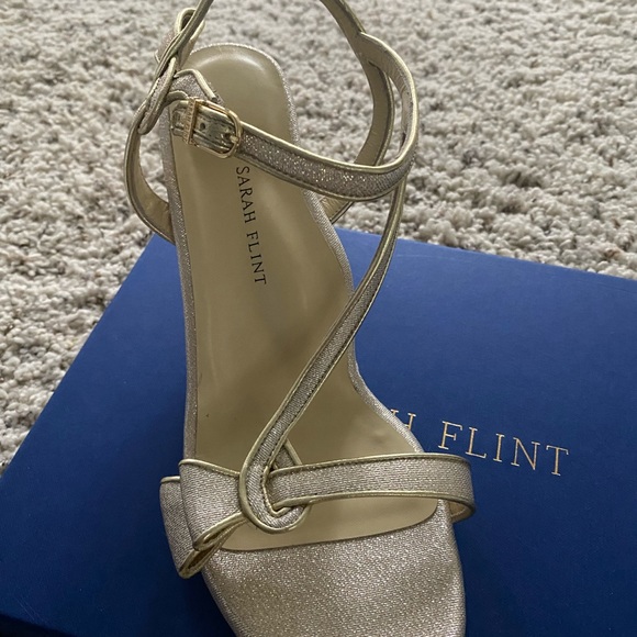 Sarah Flint Perfect Sacha 85 in Champagne Lame - Picture 12 of 14